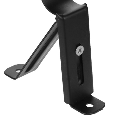 Práctico soporte de varilla ajustable conveniente único 2 piezas para cortina hogar - Imagen 2 de 12