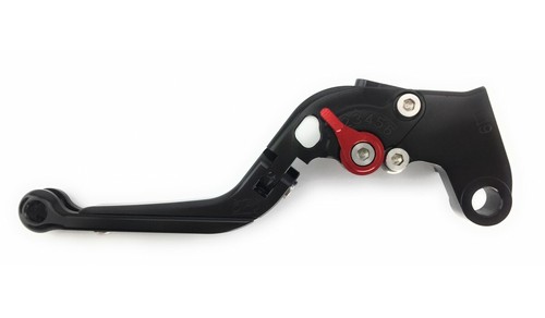 Schwarz rot Klappbare Bremshebel Vorne Hinten HONDA FORZA 125 300 2016-2020 - Picture 6 of 9