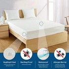 BEDBUG + WATERPROOF Mattress Encasement Zippered HypoAllergenic PROTECTOR Cover