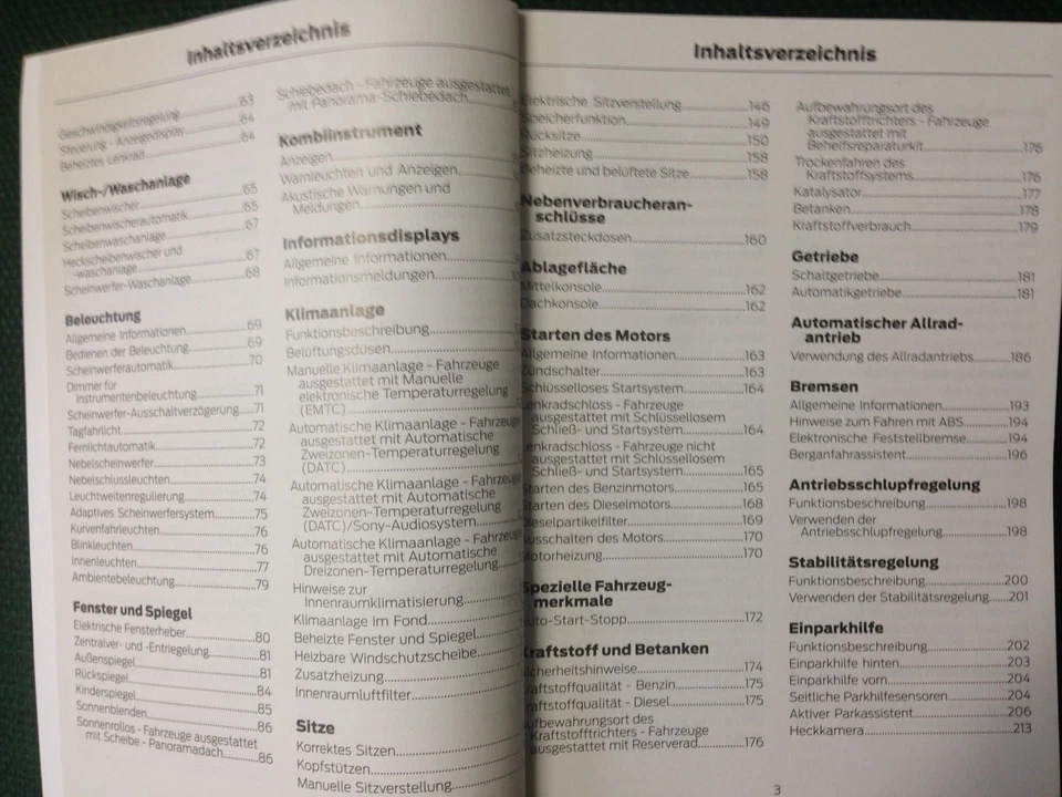 FORD GALAXY + S-MAX 2015 Betriebsanleitung Bordbuch 2015 + NAVI - Bild 3 von 4