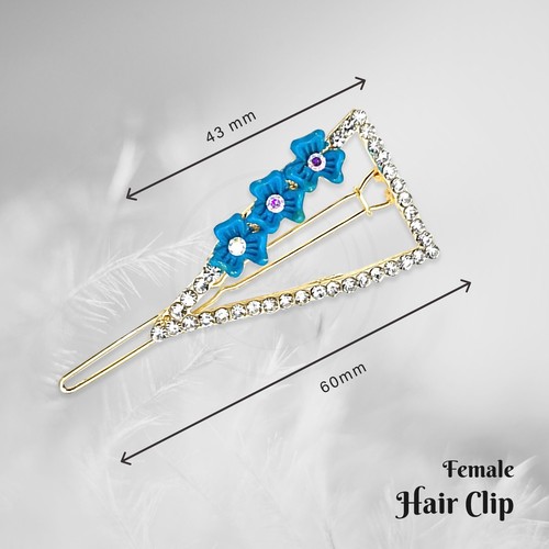 Damen Mädchen geometrische Metall Haarspangen Barrette Gleitgriffe Haarspange Haarnadeln - Bild 3 von 27
