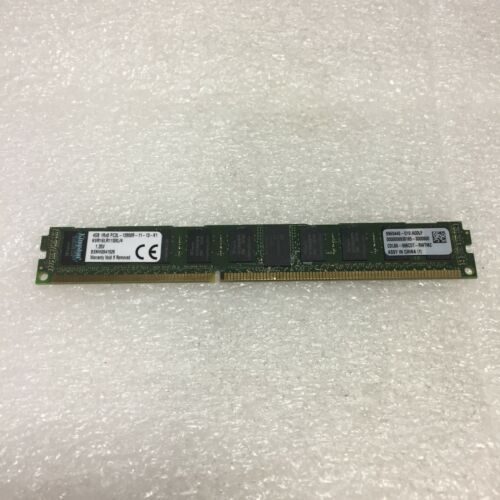 Kingston 4GB 1Rx8 PC3L-12800R Registered ECC 1.35V VLP Memory KVR16LR11S8L/4 - Picture 2 of 4