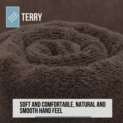 4 Pcs 100% Combed Cotton Soft Bath Towel Set 650GSM Luxury Sheets 68cm x 137cm - Picture 20 of 50