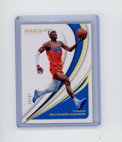 2023-24 Panini Immaculate Collection Shai Gilgeous-Alexander #59 Gold /10 MVP