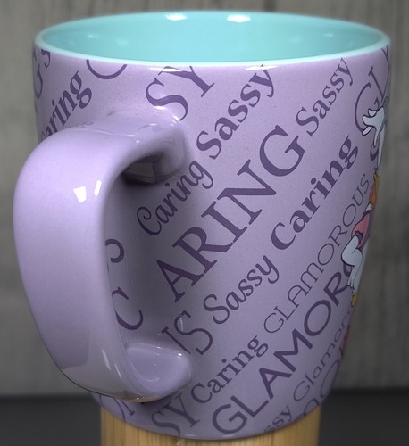 Disney Parks Daisy Duck Sassy Caring Glamorous Sculpted 3D Mug Cup Purple 14oz - Picture 5 of 7