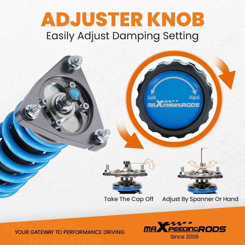 Racing Coilovers For Ford Mustang 15-21 Suspension Adjustable Damper - Picture 4 of 12