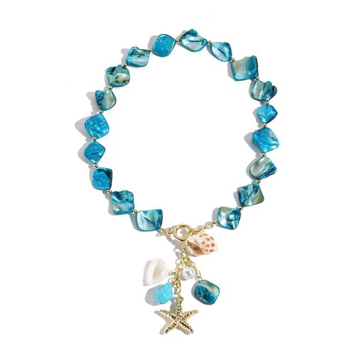 Imitation Pearl Beach Jewelry Sea Series Summer Necklace Women's - Picture 13 of 16