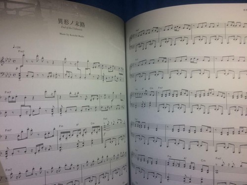 NieR: Automata Official Score Book SHEET MUSIC SOLO PIANO Collection 28 Songs - Picture 9 of 10