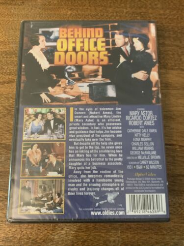 Behind Office Doors (DVD, 1931) Brand New Sealed - Imagen 2 de 2