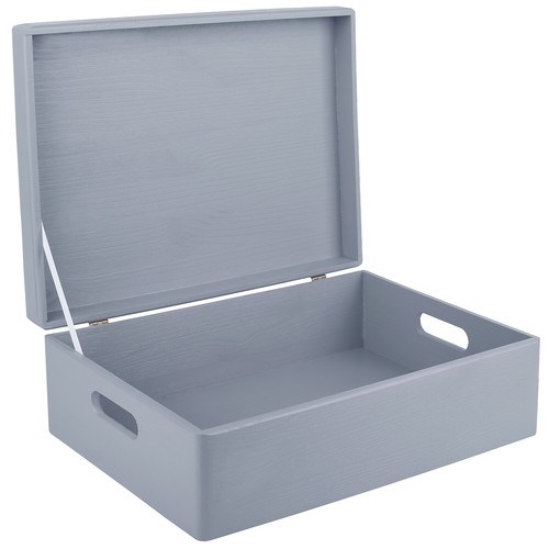 Holzkiste mit Deckel Aufbewahrungsbox Holzbox Allzweckkiste | 3 Größen 10 Farben - Bild 24 von 125