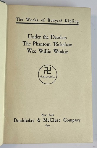 Rudyard Kipling Antique Book Set, Authorized Edition, 1899, 8 Volumes - Picture 6 of 15