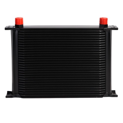 30 Rows Oil Cooler 10AN Stacked Plate Transmission Engine Cooler Universal Black - Bild 9 von 14