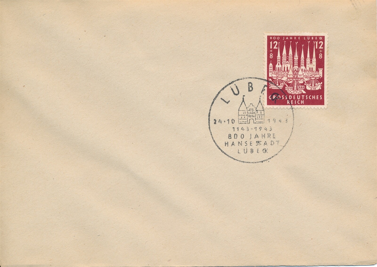 cover-germany-mi-862-sc-b249-1943-wwii-3rd-reich-lubeck-city-fdc-ebay
