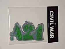 A24 EXCLUSIVE CIVIL WAR SXSW PROMO OFFICIAL METALLIC STICKER PACK DUNST SPAENY