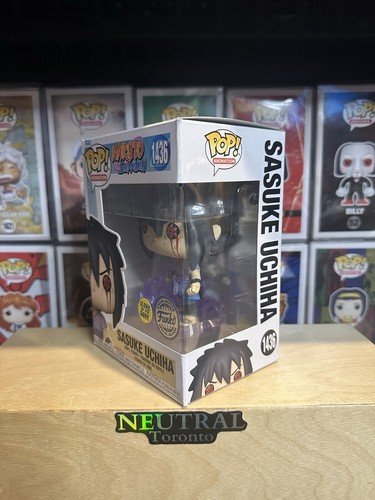 Funko POP! Anime: Naruto Shippuden 'Sasuke Uchiha' (Glows In The Dark) #1436 - Picture 2 of 12