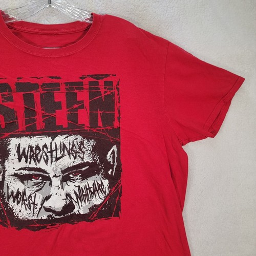 WWE Steen Wrestlings Worst Nightmare Medium Graphic Red T Shirt Mens Size XL - Picture 6 of 17