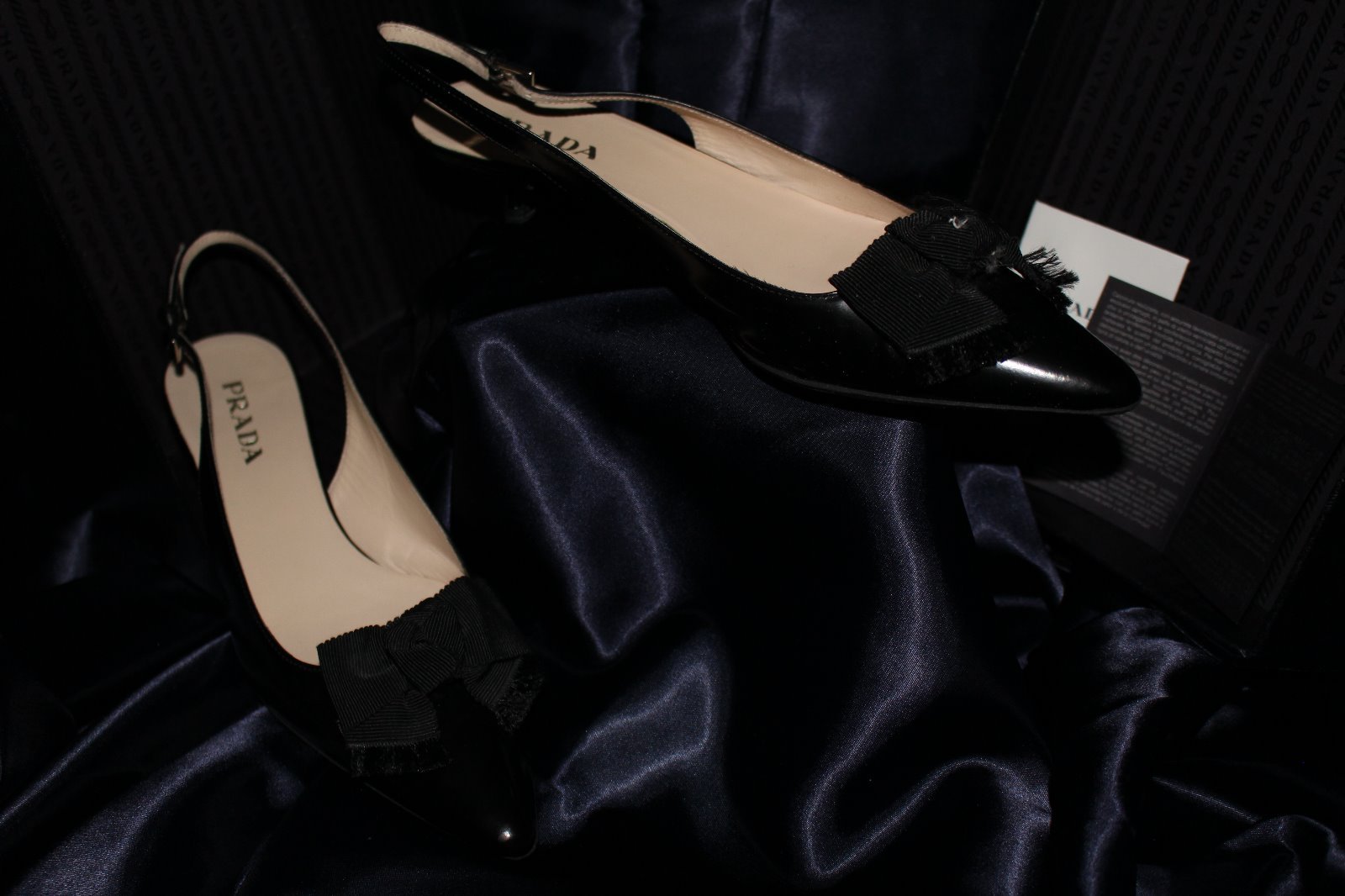 Prada Spazzolato Clas Negro Slingback Mujeres Zapatos puntera estrecha Prada Spazzolato Spazzolato Spazzolato Clas Negro Slingback Mujeres Zapatos puntera estrecha compras online de deportes
