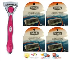 8 Schick Quattro Razor Blades fit Titanium Diamond Cartridges Refills Shaver 4