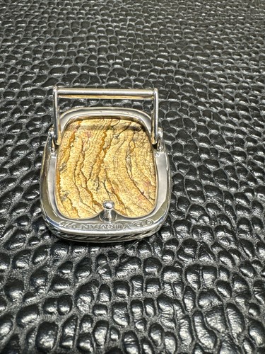 David Yurman Exotic Stone Jasper Belt Buckle Rare Retired Piece - Picture 9 of 24