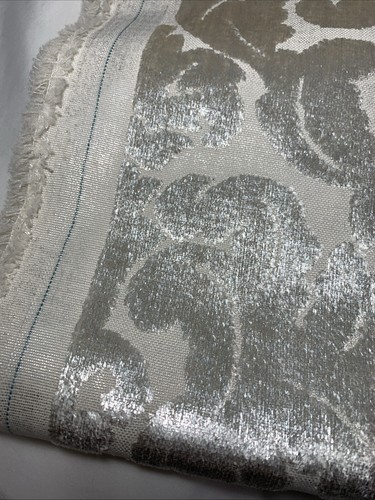 Splurge Printed Velvet Upholstery Fabric in Shimmer - 3 yards - Picture 3 of 4