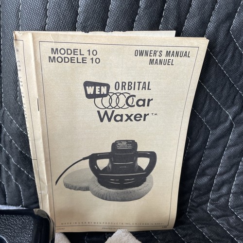 Vintage! Wen 10” Random Orbital Head Car Waxer Buffer Model 10 Type1 - Picture 4 of 5