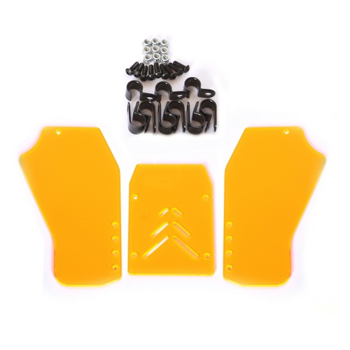 HPI BAJA 5B FLUX ELECTRIC 3 PIECE REAR WINDOW SET BY FFRC -ROVAN KINGMOTORS - Picture 2 of 6