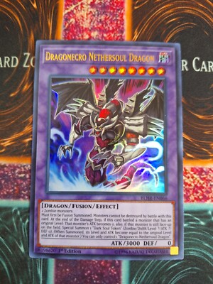 Dragonecro Nethersoul Dragon - BLHR-EN066 - Ultra Rare 1st Edition - Yu-Gi-Oh! TCG