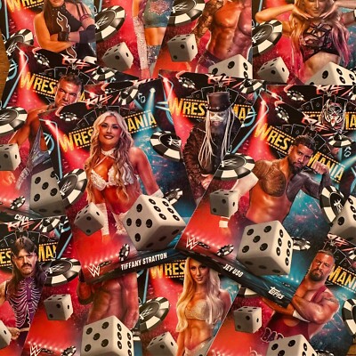WWE x Topps Wrestlemania 41 Vegas WWE World Exclusive - Pick Your Cards #1-50