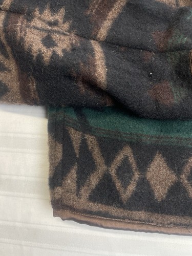 Flashback Sweater Womans Med Multicolored Aztek Wool Blend Cardigan Jacket - Picture 3 of 10