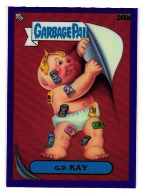 2023 GARBAGE PAIL KIDS CHROME SERIES 6 PURPLE REFRACTOR PICK YOUR CARD 207A-256B