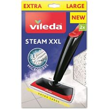 Vileda Ersatzbezug Steam XXL - Ersatz-Wischbezug - für Steam XXL - 2 Stück -weiß
