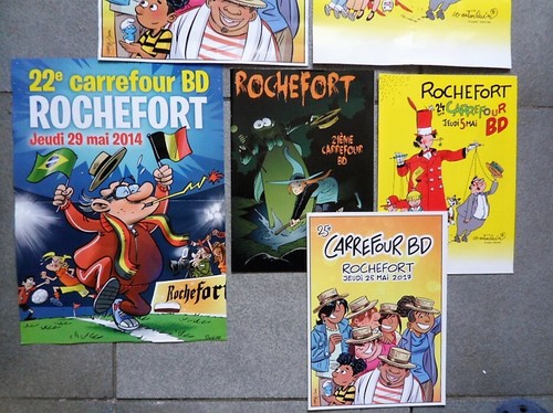3 Plakate + 3 Zeitschriften. Festival Comic Rochefort 2017-2016-2013 Walthéry etc... - Bild 3 von 5