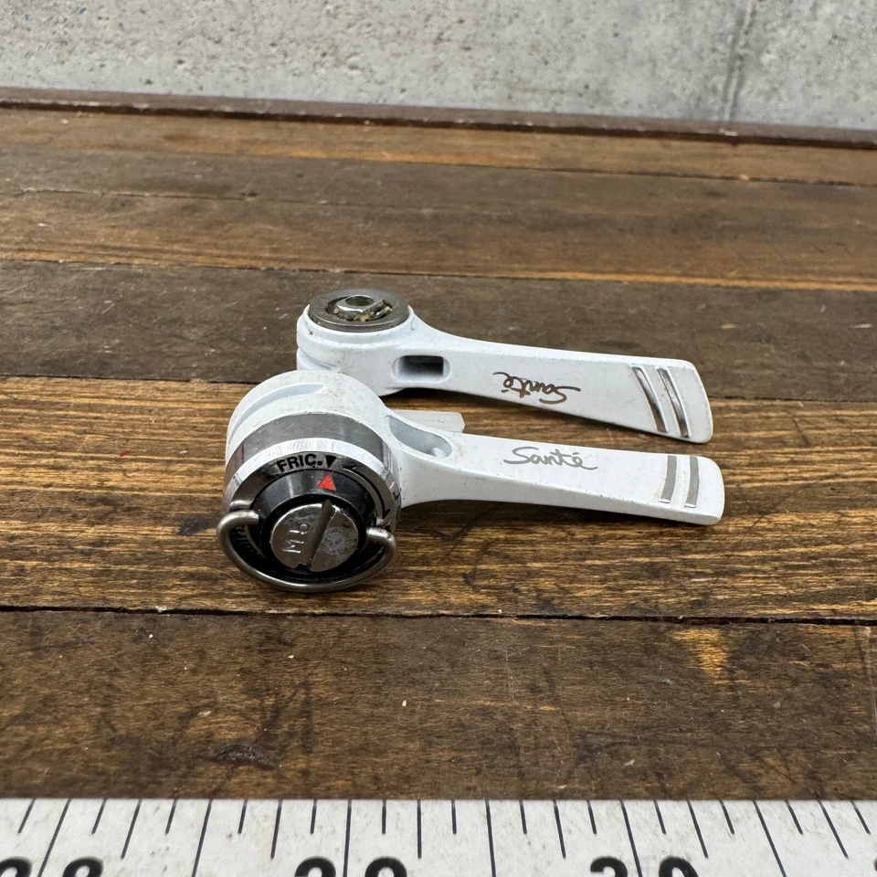 Винтажный Shimano Sante переключатели SL-5000 белый запчасти вниз трубка пайка на A5 - Изображение 4 из 4