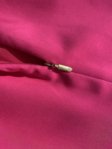 Trina Turk Magenta Pink Suave Stretch Short Sleeve Sheath Dress 4 - Picture 9 of 15