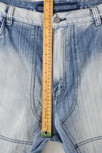 Vintage 2000s y2k Enyce Denim Jeans Baggy Hip-Hop Streetwear Mens Size 42x33 - Picture 16 of 24