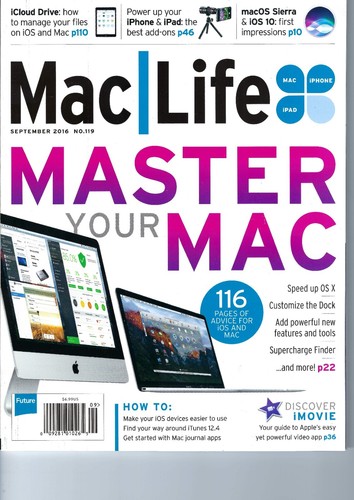 Mac Life Magazine 2016 Complete Year Lot + Spring Edition + Holiday Edition - Picture 9 of 14