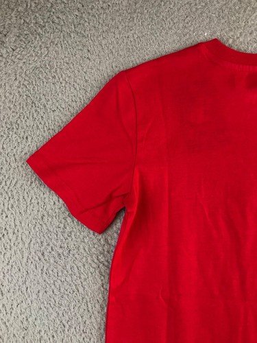 NWT Champion Shirt Youth Large Red Short Sleeve Crew Neck Tee Raised Logo - Picture 17 of 19