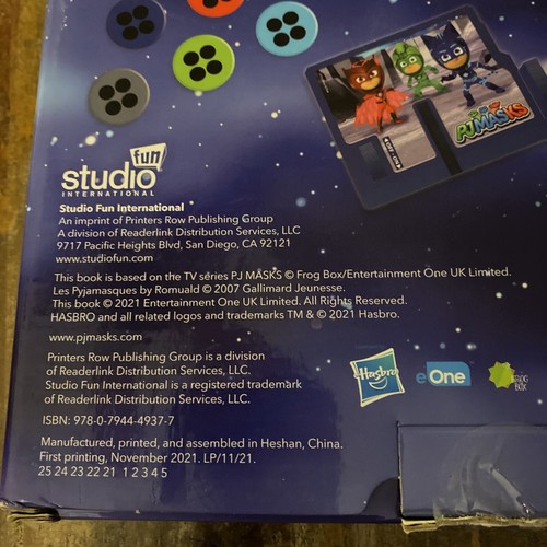 PJ Masks Deluxe Book Gift Set  by Hasbro - Birthday Gift - Boys Summer Fun New - Picture 3 of 5