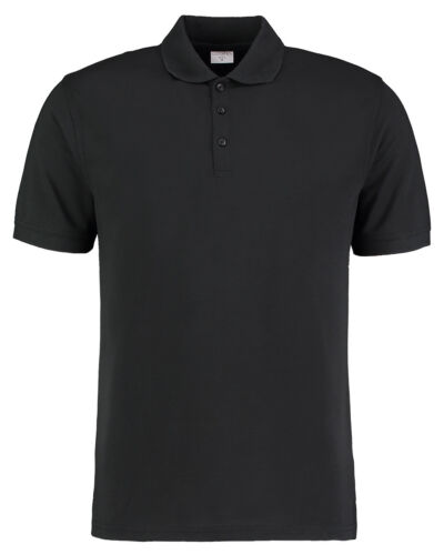Kustom Kit Polo Shirt Slim Fit Short Sleeve Superwash Modern Sharp Flat Knit - Picture 5 of 9