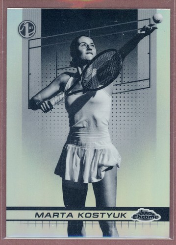 2024 Topps Chrome Tennis Negative Refractor #149 Marta Kostyuk (1st)