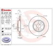 BREMBO 2x Bremsscheibe vorne Ø280mm belüftet für Renault Kangoo/Grand KW0/1