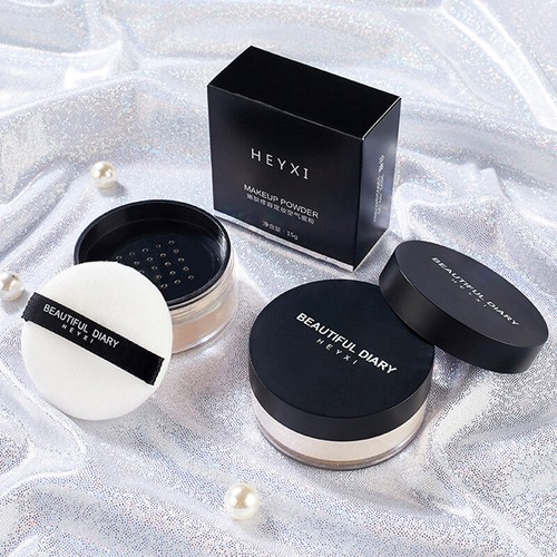 Translucent Loose Setting Face Powder Makeup Foundation Smooth Full Size, - Picture 9 of 15