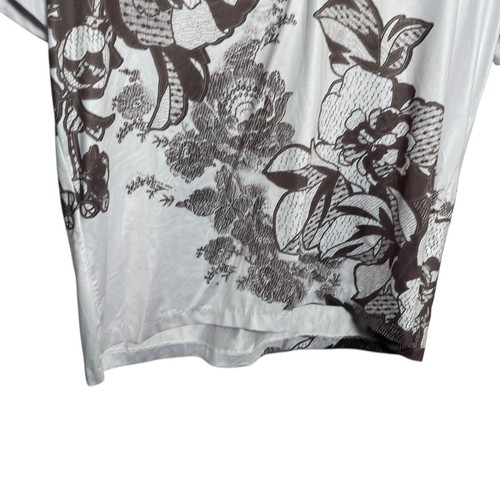 Coral Bay Shirt Women's Petite Large V-Neck Short Sleeve Collared Athletic Top - Picture 3 of 6
