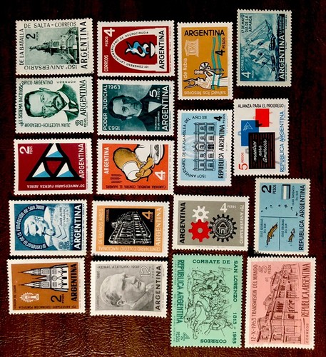 Argentinien Briefmarken Sc738/768 postfrisch außer 762 MH - Bild 2 von 5