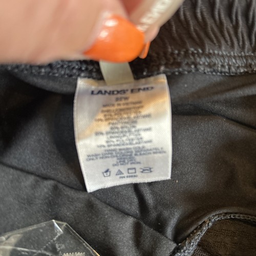 Lands’ End Black Vertical Ribbed 2-Piece Separates Women’s 22W - Picture 17 of 18