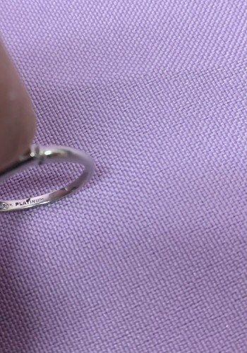 Ladies Platinum Ring With Diamonds! Ships Fee Same Day! - Picture 10 of 15