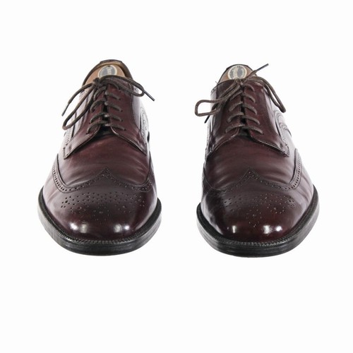 Johnston & Murphy Cellini Oxford elegante Schuhe Budapester Brogue Gr. 8,5 m Altbestand - Bild 5 von 7