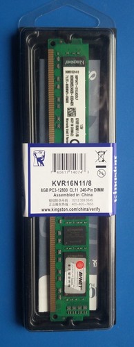 2 BANCHI DI MEMORIA Kingston 2 X 8 GB (16 GB) Ddr3-1600 MHz DIMM SDRAM PC3 - Photo 16/16