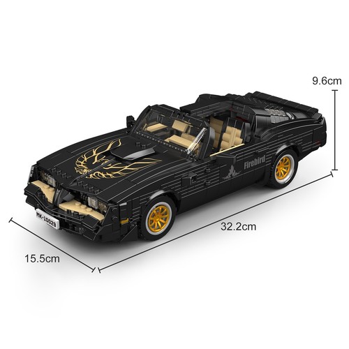 Mould King 10029 Firebird American Sports Car Static Model Building Block Toy - Picture 8 of 8
