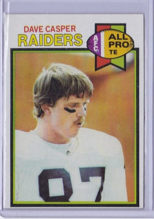 1979 TOPPS FOOTBALL #460 DAVE CASPER OAKLAND RAIDERS HOF ID44